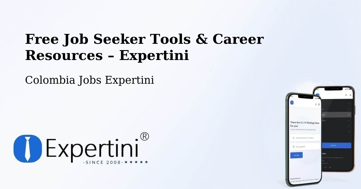 Free Job Seeker Tools & Career Resources – Chima - Chima, Colombia Jobs Expertini