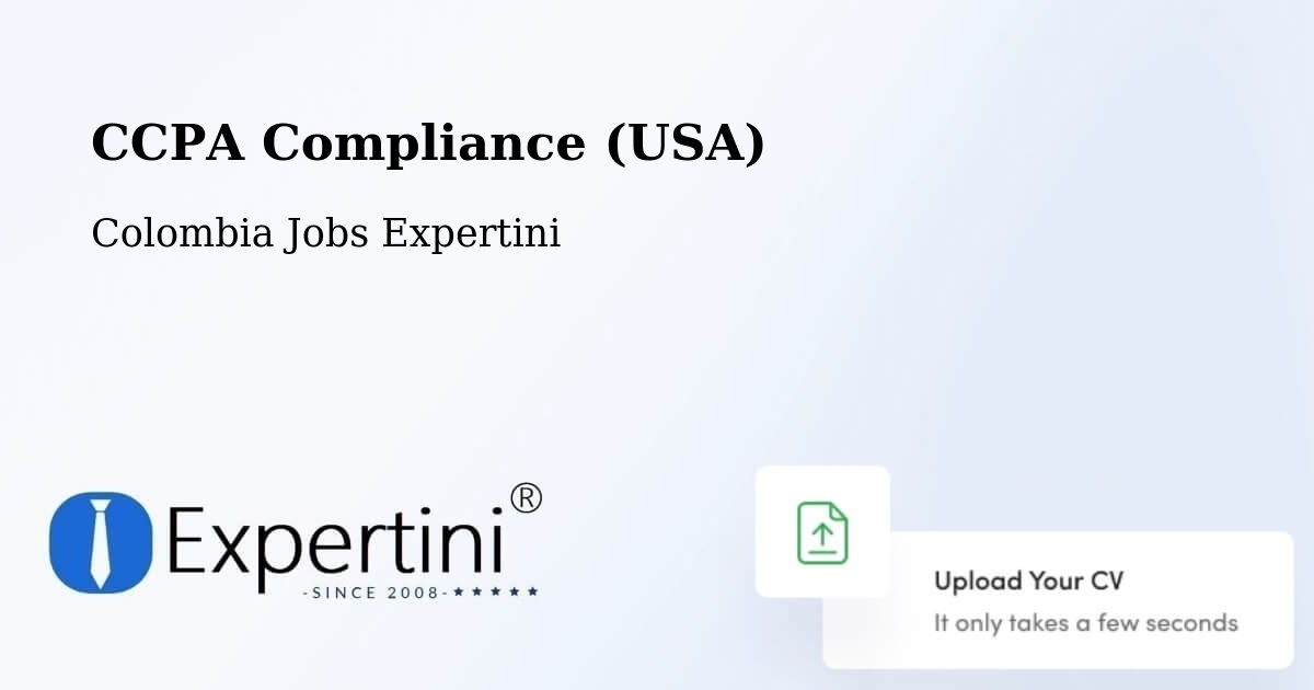 CCPA Privacy Rights & Compliance Notice – Chima - Colombia Jobs Expertini
