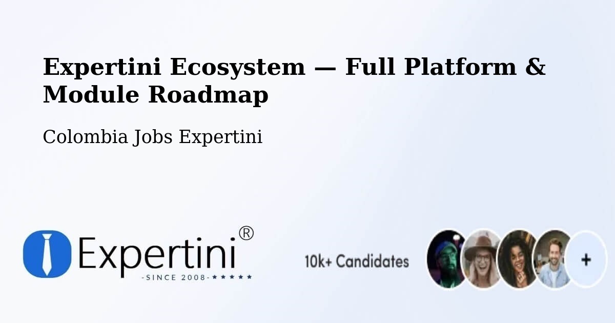 Expertini Ecosystem — Full Platform & Module Roadmap – Chima